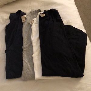 FOUR Jcrew sleeveless tank tops